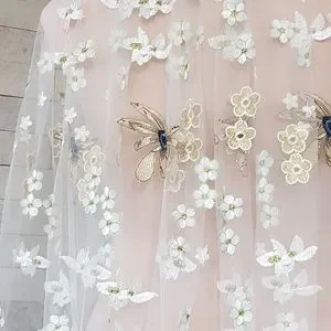 Hand made blue flower veil - never worn! Accessories | Hand Made Blue Flower Veil Never Worn | Poshmark main image 4